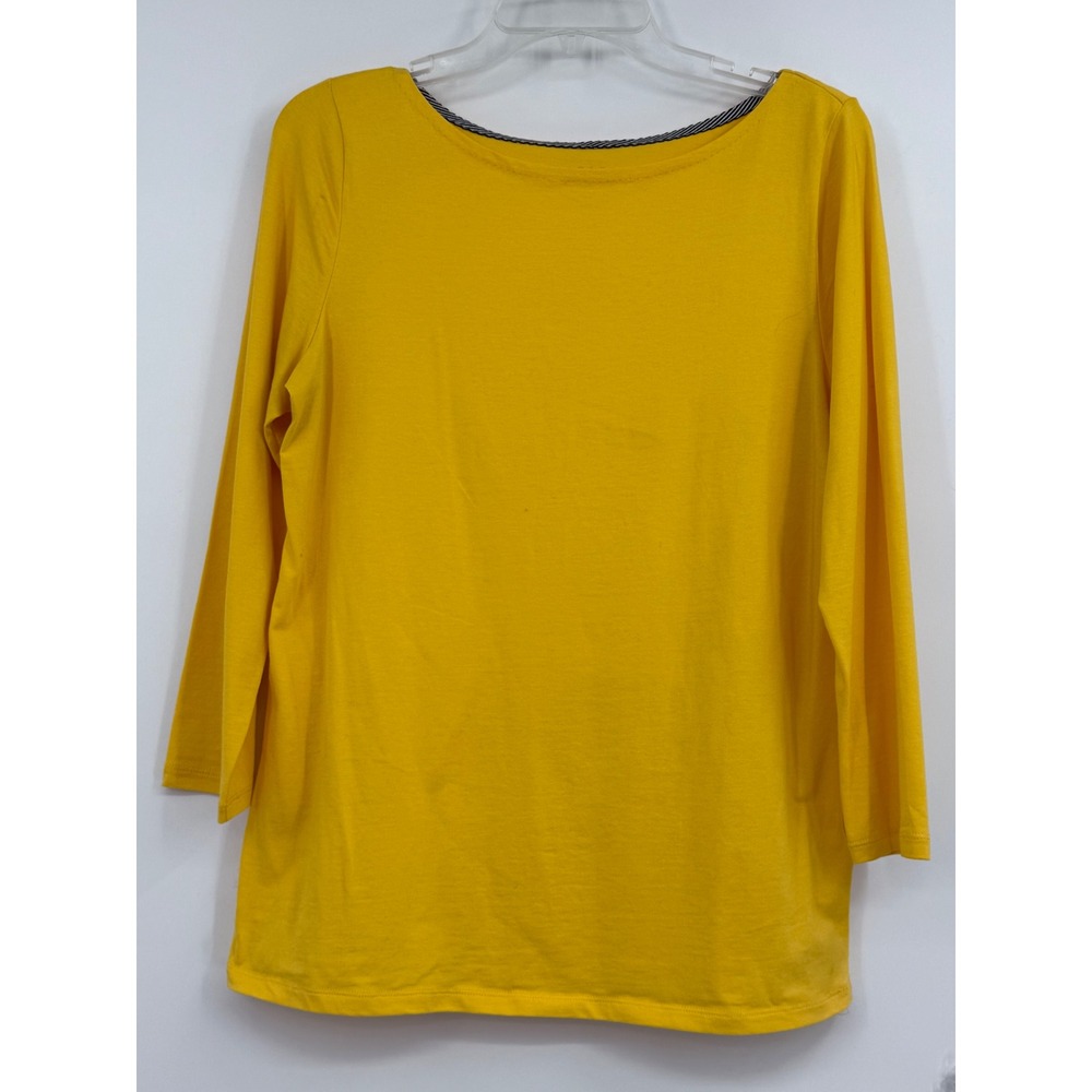 Rafaella Women's Long Sleeve Jersey Knit Stretch M Top Office Workwear Casual